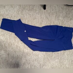 Blue Athletic Leggings